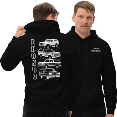 OBS Ford Bronco Hoodie Sweatshirt From Aggressive Thread